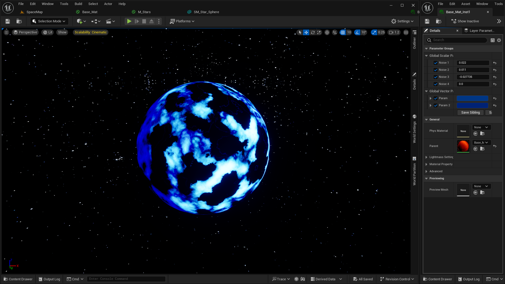 Unreal Engine Planet Creator