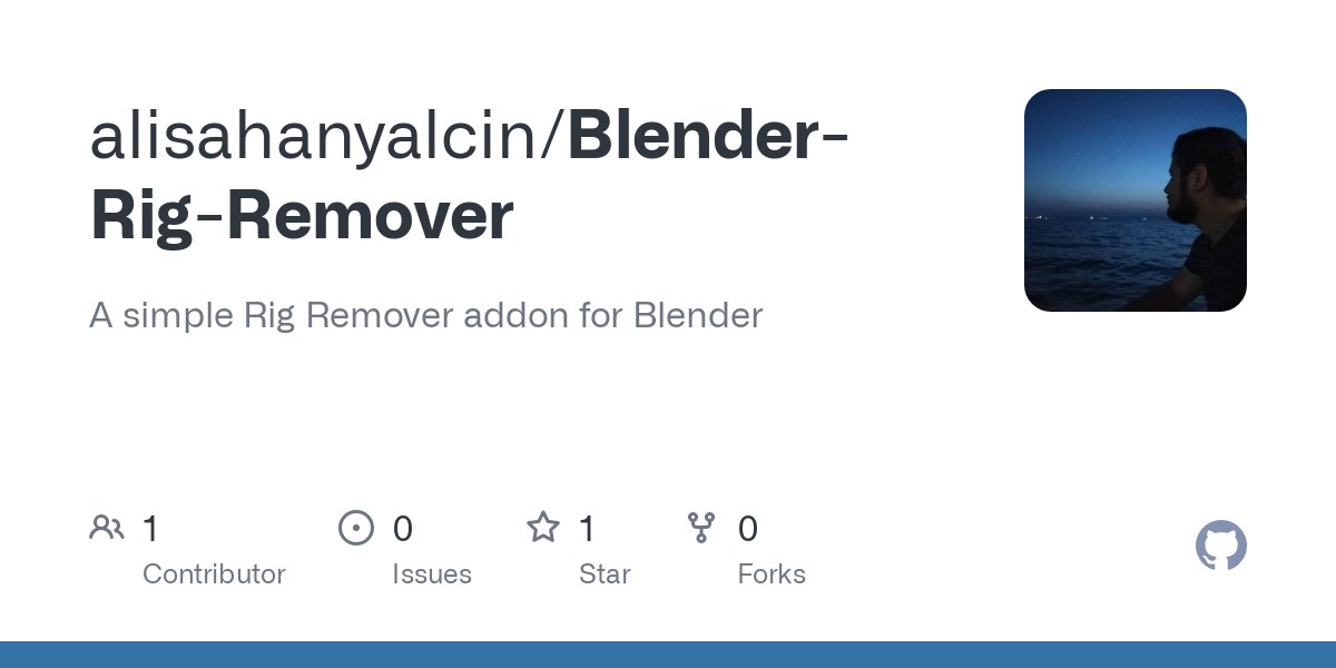 Blender Rig Remover